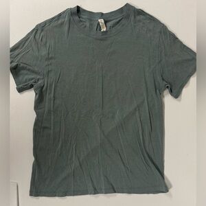 Lululemon All Yours Cotton T-Shirt Short Sleeve Crewneck Medium Forest Green 4